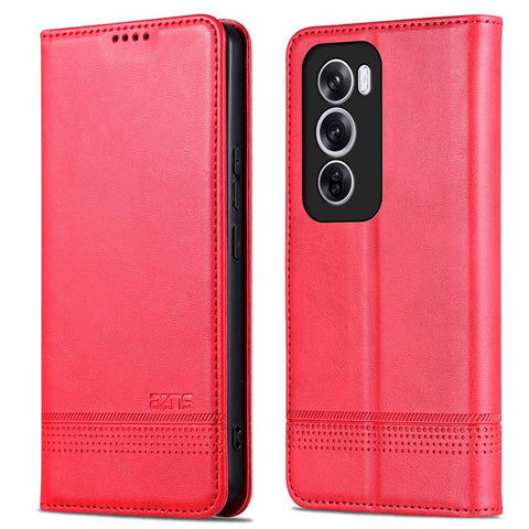 AZNS For Oppo Reno12 Pro 5G (Global) Case Cowhide Texture PU Leather Phone Shell