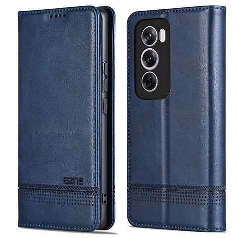 AZNS For Oppo Reno12 Pro 5G (Global) Case Cowhide Texture PU Leather Phone Shell