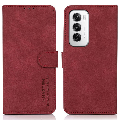 KHAZNEH For Oppo Reno12 5G (Global) Phone Case Protective PU Leather Wallet Cover