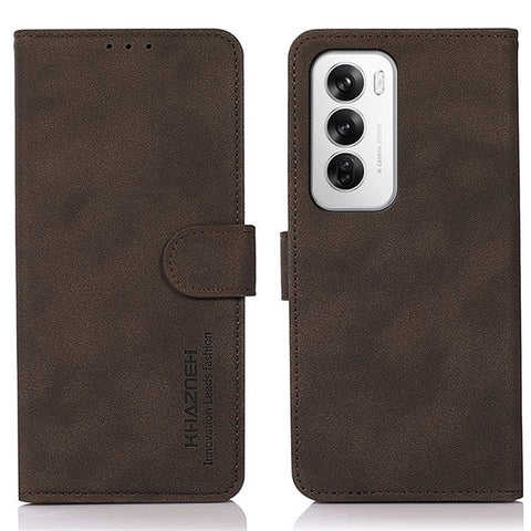 KHAZNEH For Oppo Reno12 5G (Global) Phone Case Protective PU Leather Wallet Cover