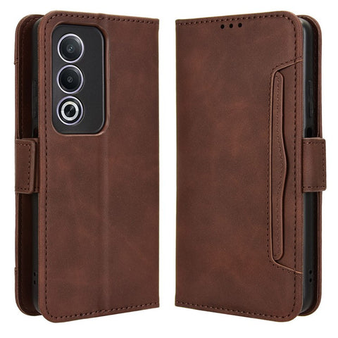 For Oppo A80 5G / A3 Pro (Global) 5G / K12x 5G (India) / A3x 5G (China) Case Multiple Card Slots Leather Stand Phone Cover