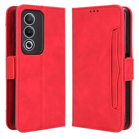 For Oppo A80 5G / A3 Pro (Global) 5G / K12x 5G (India) / A3x 5G (China) Case Multiple Card Slots Leather Stand Phone Cover