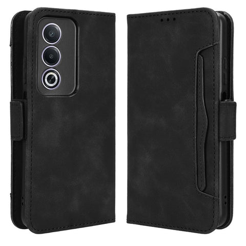 For Oppo A80 5G / A3 Pro (Global) 5G / K12x 5G (India) / A3x 5G (China) Case Multiple Card Slots Leather Stand Phone Cover
