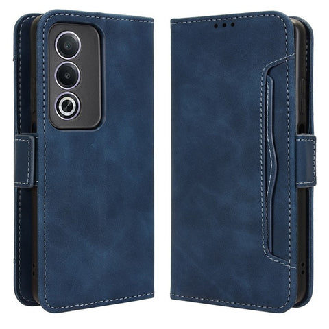 For Oppo A80 5G / A3 Pro (Global) 5G / K12x 5G (India) / A3x 5G (China) Case Multiple Card Slots Leather Stand Phone Cover