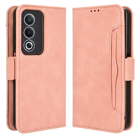 For Oppo A80 5G / A3 Pro (Global) 5G / K12x 5G (India) / A3x 5G (China) Case Multiple Card Slots Leather Stand Phone Cover