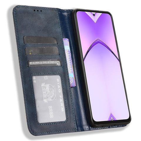 For Oppo A80 5G / A3 Pro (Global) 5G / K12x 5G (India) / A3x 5G (China) Case PU Leather Wallet Phone Cover Stand View