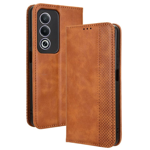 For Oppo A80 5G / A3 Pro (Global) 5G / K12x 5G (India) / A3x 5G (China) Case PU Leather Wallet Phone Cover Stand View