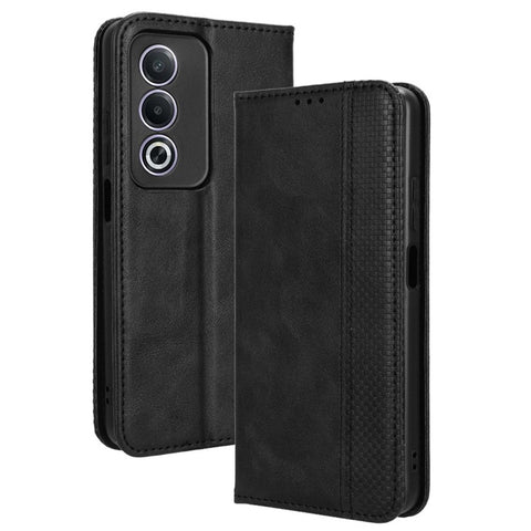 For Oppo A80 5G / A3 Pro (Global) 5G / K12x 5G (India) / A3x 5G (China) Case PU Leather Wallet Phone Cover Stand View