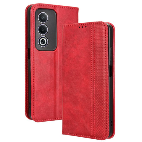 For Oppo A80 5G / A3 Pro (Global) 5G / K12x 5G (India) / A3x 5G (China) Case PU Leather Wallet Phone Cover Stand View