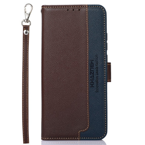 KHAZNEH For Motorola Moto G64 5G Wallet Case RFID Blocking Leather Phone Cover