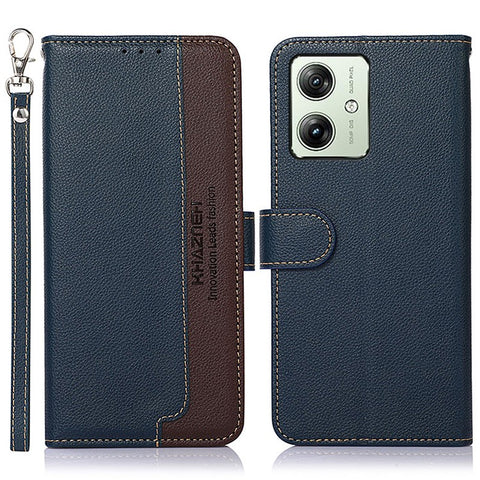KHAZNEH For Motorola Moto G64 5G Wallet Case RFID Blocking Leather Phone Cover