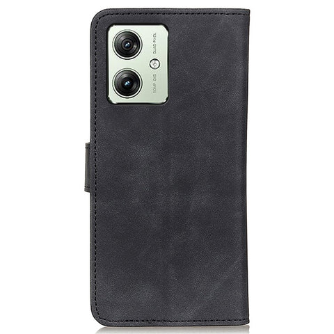 KHAZNEH For Motorola Moto G64 5G Case PU Leather Retro Texture Phone Cover