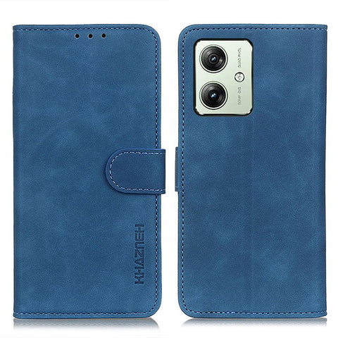 KHAZNEH For Motorola Moto G64 5G Case PU Leather Retro Texture Phone Cover
