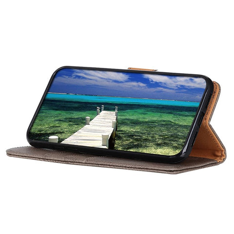 KHAZNEH For Oppo Reno12 Pro 5G (Global) Case Cowhide Texture Leather Wallet Stand Cover