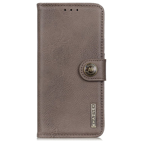 KHAZNEH For Oppo Reno12 Pro 5G (Global) Case Cowhide Texture Leather Wallet Stand Cover