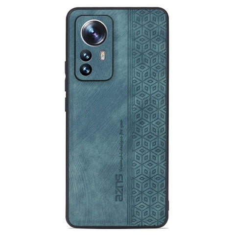 AZNS Anti-scratch Phone Case for Xiaomi 12 5G / 12X 5G / 12S 5G / 12S Pro 5G, Anti-drop Imprinted PU Leather+TPU Protective Back Cover