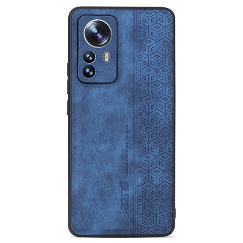 AZNS Anti-scratch Phone Case for Xiaomi 12 5G / 12X 5G / 12S 5G / 12S Pro 5G, Anti-drop Imprinted PU Leather+TPU Protective Back Cover