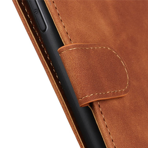 KHAZNEH For Oppo Reno12 Pro 5G (Global) Case PU Leather Retro Texture Phone Cover