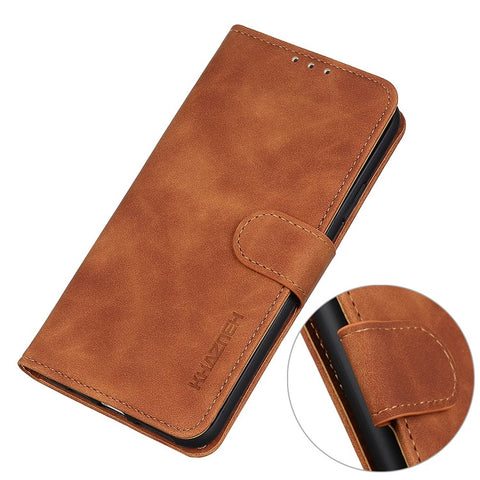 KHAZNEH For Oppo Reno12 Pro 5G (Global) Case PU Leather Retro Texture Phone Cover