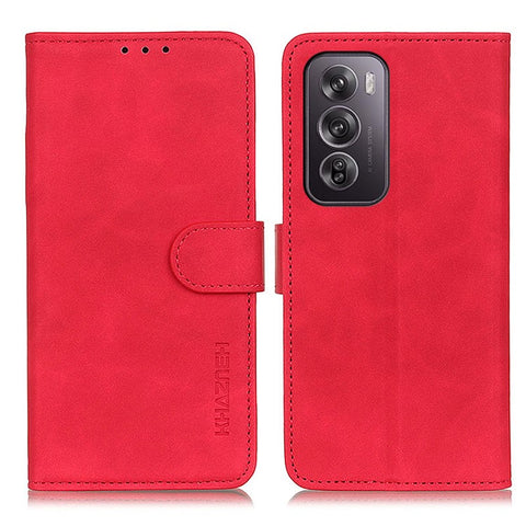 KHAZNEH For Oppo Reno12 Pro 5G (Global) Case PU Leather Retro Texture Phone Cover
