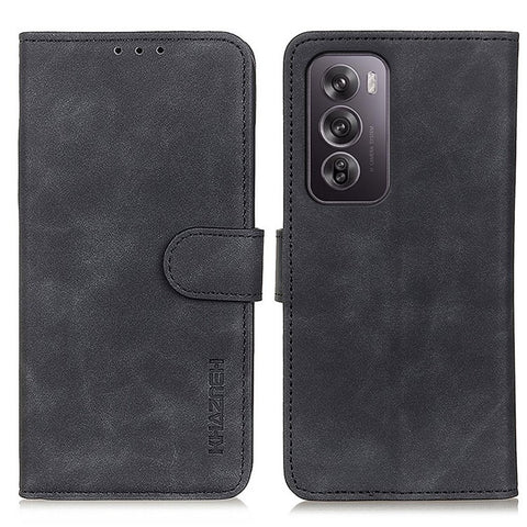 KHAZNEH For Oppo Reno12 Pro 5G (Global) Case PU Leather Retro Texture Phone Cover