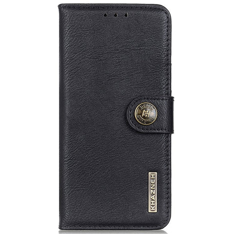 KHAZNEH For Oppo Reno12 5G (Global) Case Cowhide Texture Leather Wallet Stand Cover