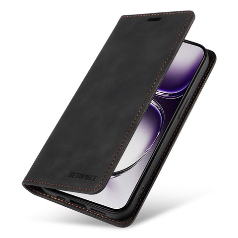 BETOPNICE 003 For Oppo Reno12 5G (Global) Case RFID Blocking PU Leather Phone Cover