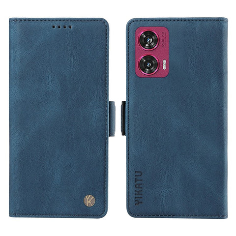 YIKATU YK-005 For Motorola Edge 50 Fusion 5G Phone Case Skin-Touch Leather Cover