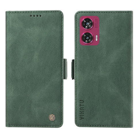YIKATU YK-005 For Motorola Edge 50 Fusion 5G Phone Case Skin-Touch Leather Cover
