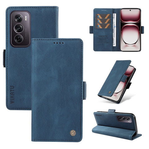 YIKATU YK-005 For Oppo Reno12 Pro 5G (Global) / (China) Phone Case Skin-Touch Leather Cover