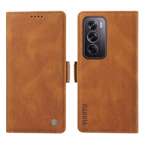 YIKATU YK-005 For Oppo Reno12 Pro 5G (Global) / (China) Phone Case Skin-Touch Leather Cover