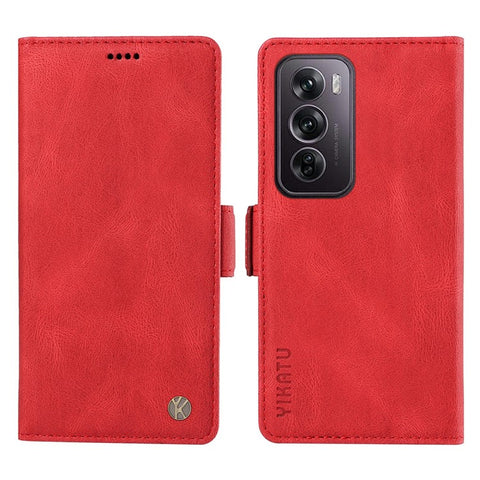 YIKATU YK-005 For Oppo Reno12 Pro 5G (Global) / (China) Phone Case Skin-Touch Leather Cover