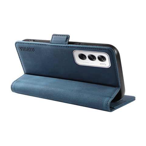 YIKATU YK-005 For Oppo Reno12 5G (Global) Leather Phone Case Side Magnetic Clasps