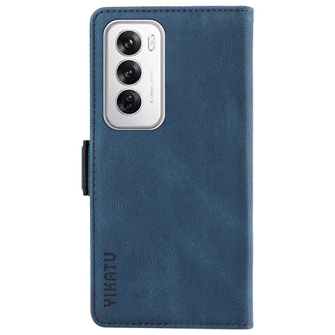 YIKATU YK-005 For Oppo Reno12 5G (Global) Leather Phone Case Side Magnetic Clasps