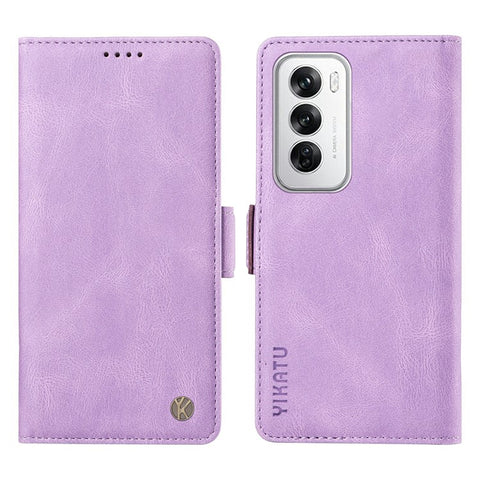 YIKATU YK-005 For Oppo Reno12 5G (Global) Leather Phone Case Side Magnetic Clasps
