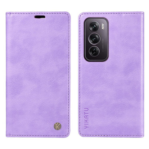 YIKATU YK-006 For Oppo Reno12 Pro 5G (Global) / (China) Wallet Phone Case Litchi Texture Leather Cover