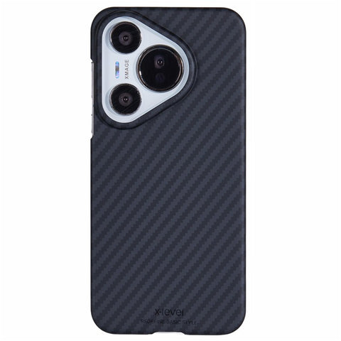 X-LEVEL For Huawei Pura 70 Case Hard PC Carbon Fiber Texture Thin Phone Cover