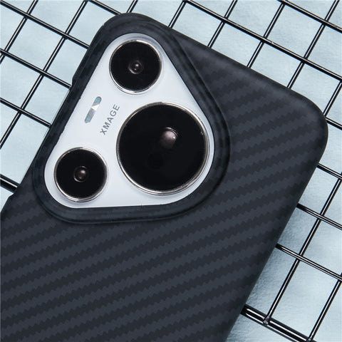 X-LEVEL For Huawei Pura 70 Pro / Pura 70 Pro+ Case Carbon Fiber Design PC Hard Cover