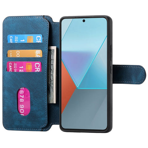 For Xiaomi Redmi Note 13 Pro 5G / Poco X6 5G Magnetic Case CASENEO Detachable Leather Phone Wallet Cover