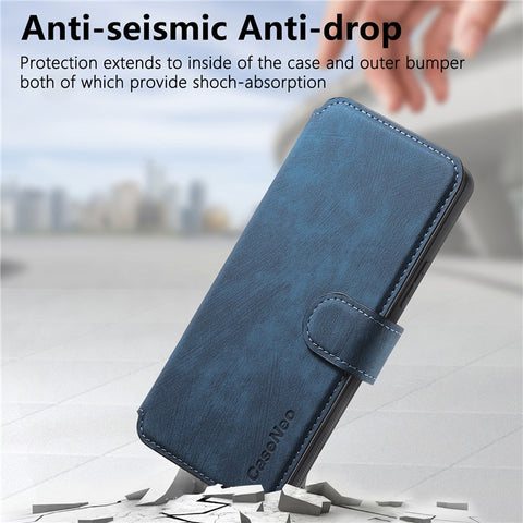 For Xiaomi Redmi Note 13 Pro 5G / Poco X6 5G Magnetic Case CASENEO Detachable Leather Phone Wallet Cover