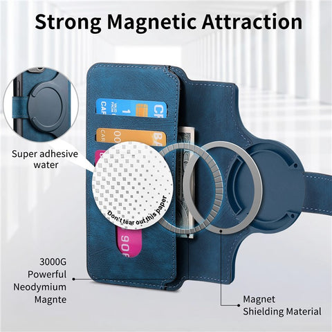 For Xiaomi Redmi Note 13 Pro 5G / Poco X6 5G Magnetic Case CASENEO Detachable Leather Phone Wallet Cover