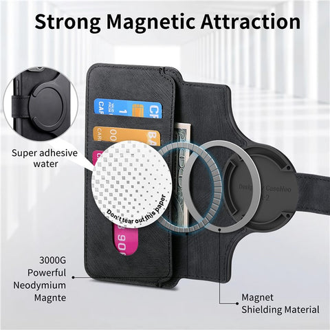 For Xiaomi Redmi 12C 4G Magnetic Case CASENEO Detachable Leather Phone Wallet Cover