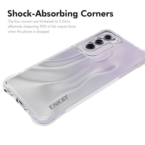 ENKAY HAT PRINCE For Oppo Reno12 5G (Global) Clear Case Corner Airbag TPU Phone Cover