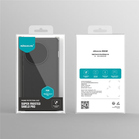 NILLKIN Super Frosted Shield Pro For OnePlus Ace 3 Pro 5G Case Matte PC+TPU Phone Cover
