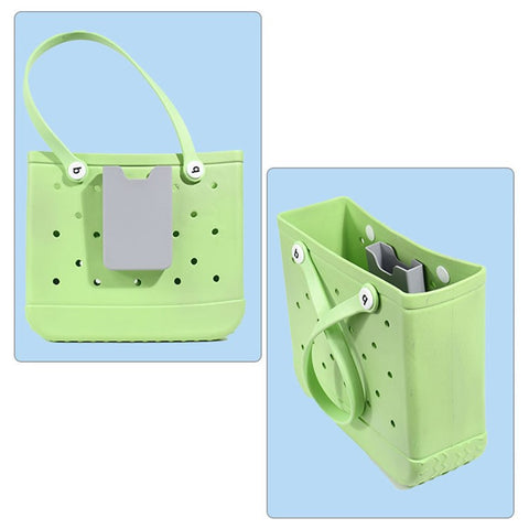 Phone Holder for Bogg Bag, Silicone Phone Holder Storage Pouch Travel Accessory Organizer