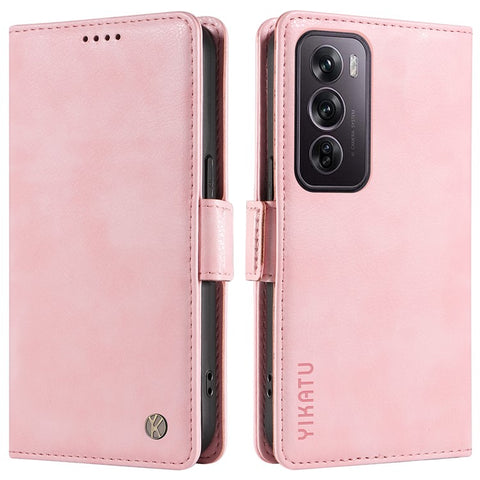 YIKATU YK-007 For Oppo Reno12 Pro 5G (Global) / (China) Phone Case Litchi Texture Leather Cover