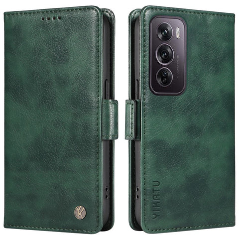 YIKATU YK-007 For Oppo Reno12 Pro 5G (Global) / (China) Phone Case Litchi Texture Leather Cover