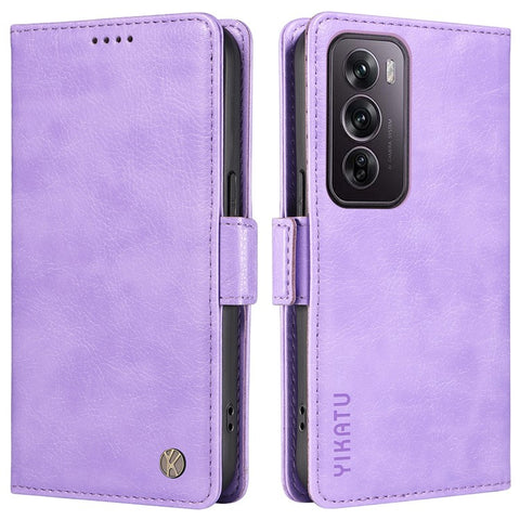 YIKATU YK-007 For Oppo Reno12 Pro 5G (Global) / (China) Phone Case Litchi Texture Leather Cover