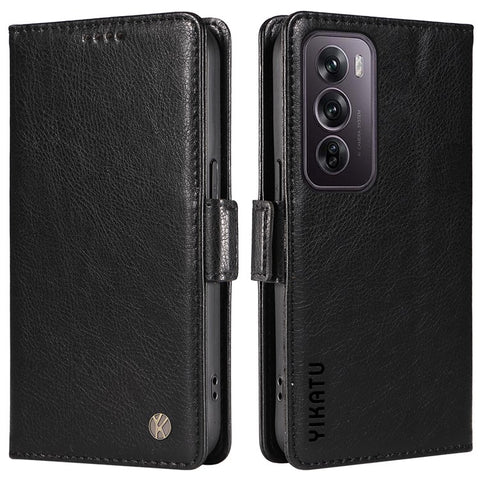 YIKATU YK-007 For Oppo Reno12 Pro 5G (Global) / (China) Phone Case Litchi Texture Leather Cover