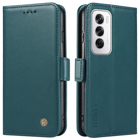 YIKATU YK-003 For Oppo Reno12 5G (Global) Case Magnetic Side Clasps Leather Wallet Phone Cover